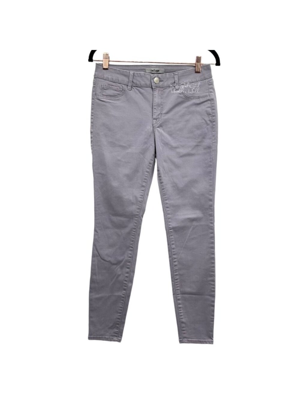 Refuge Lilac Mid-Rise Skinny Jeggings Size 4
